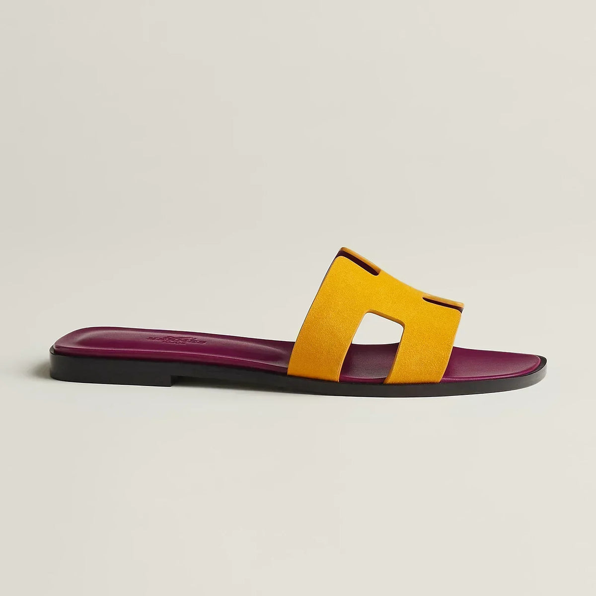 Hermes Sandales Jaune Topaze