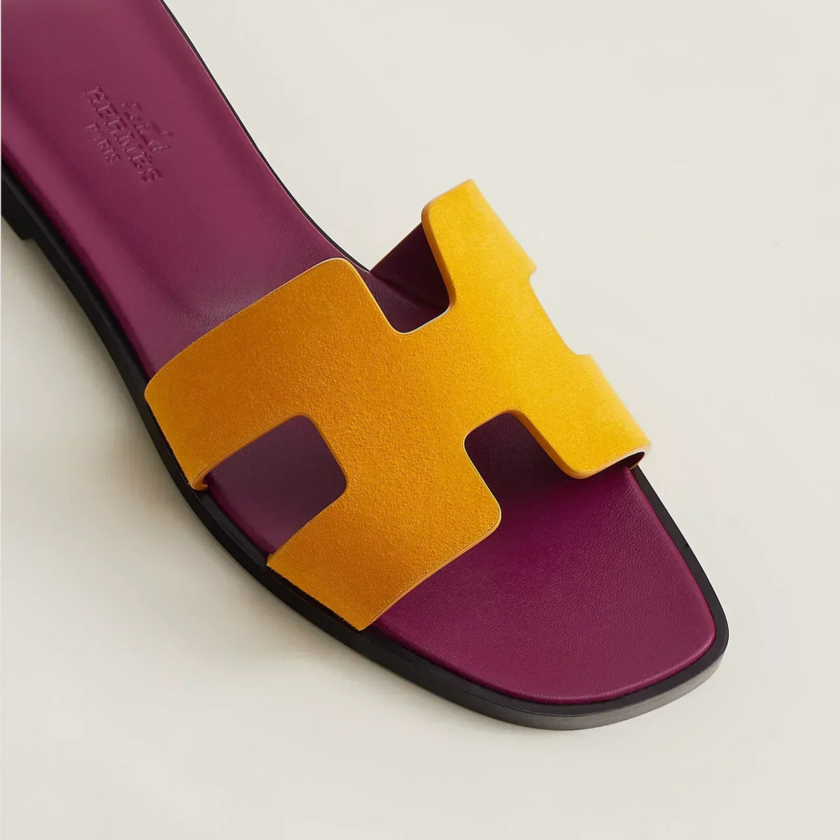 Hermes Sandales Jaune Topaze