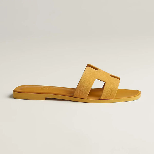Hermes Sandales Laiton jaune