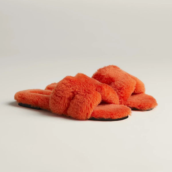 Hermes Sandales Orange