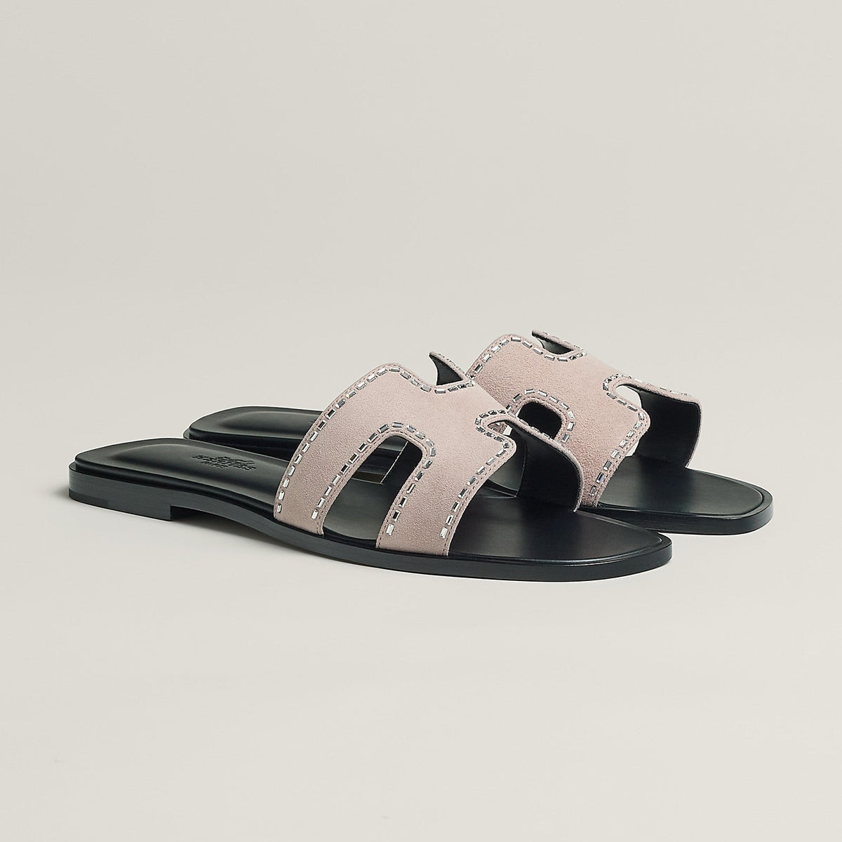 Hermes Sandales Porcelaine rose