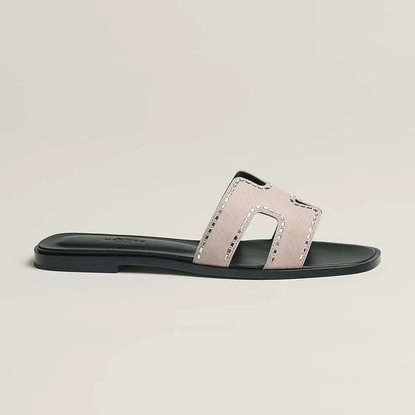 Hermes Sandales Porcelaine rose