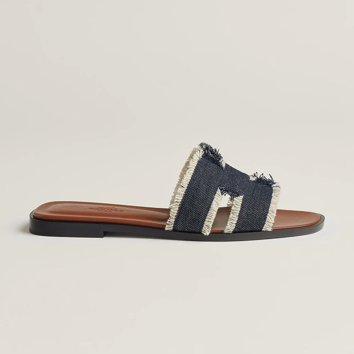 Hermes Sandales Bleu brut
