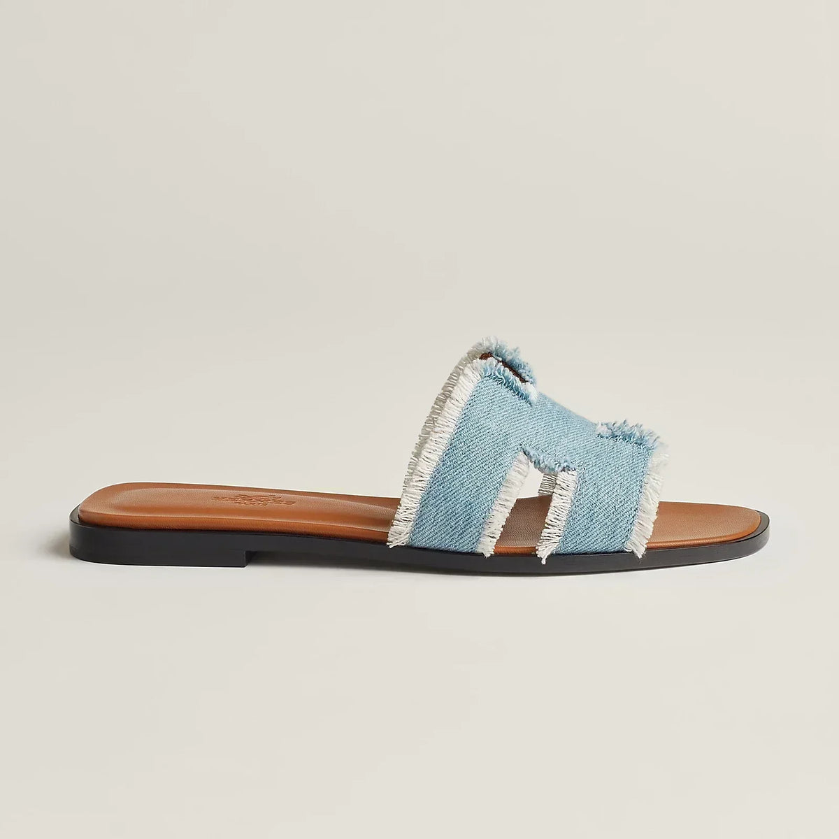 Hermes Sandales Bleu clair