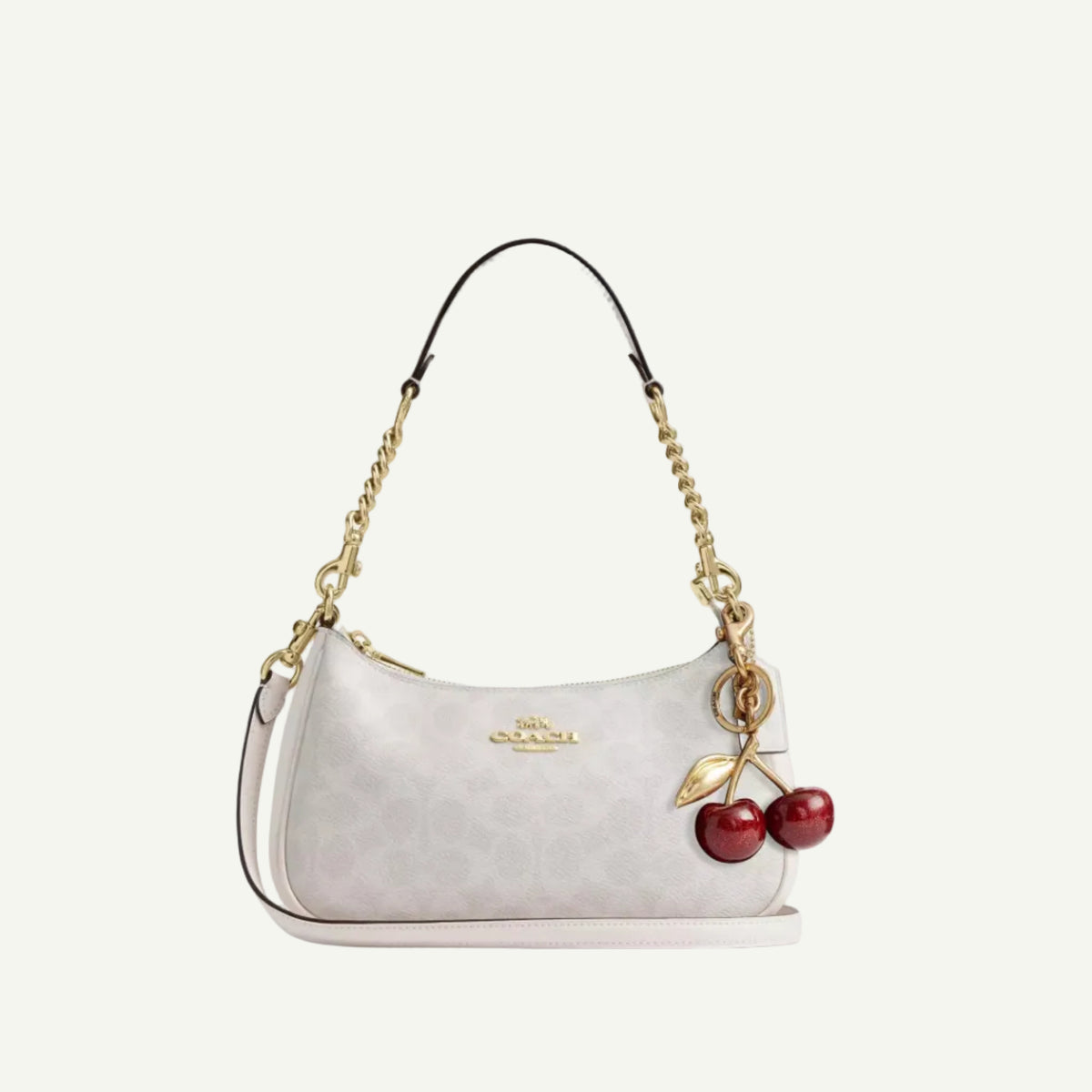 Coach Teri Canvas Bag White