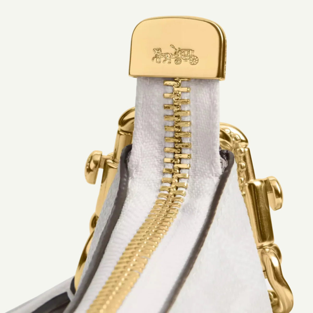 Coach Teri Canvas Bag White