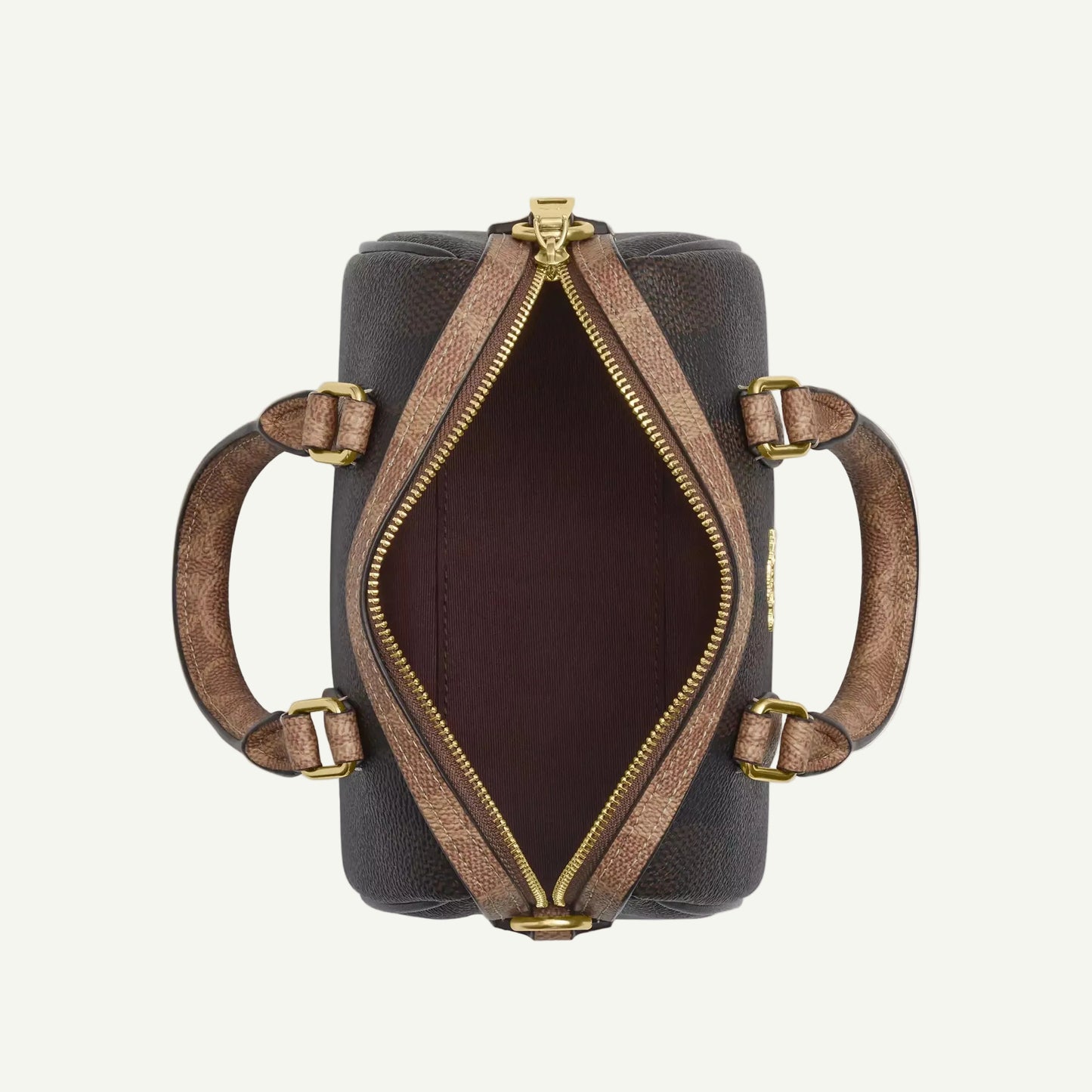 Coach Mini sac Bandoulière Rowan Marron Toile