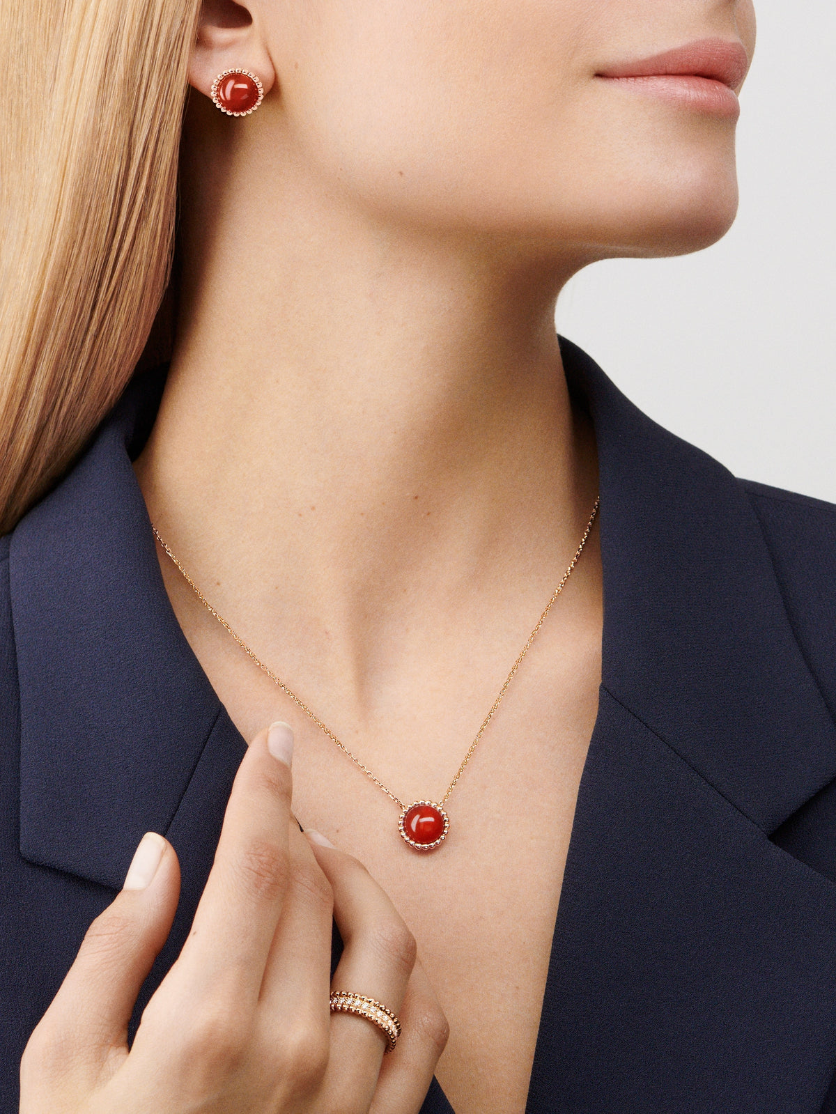 Van Cleef Bague Perlée Diamants 1 Rang