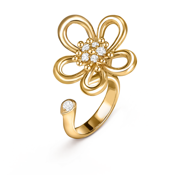 Van Cleef Bague Entre les Doigts Flowerlace