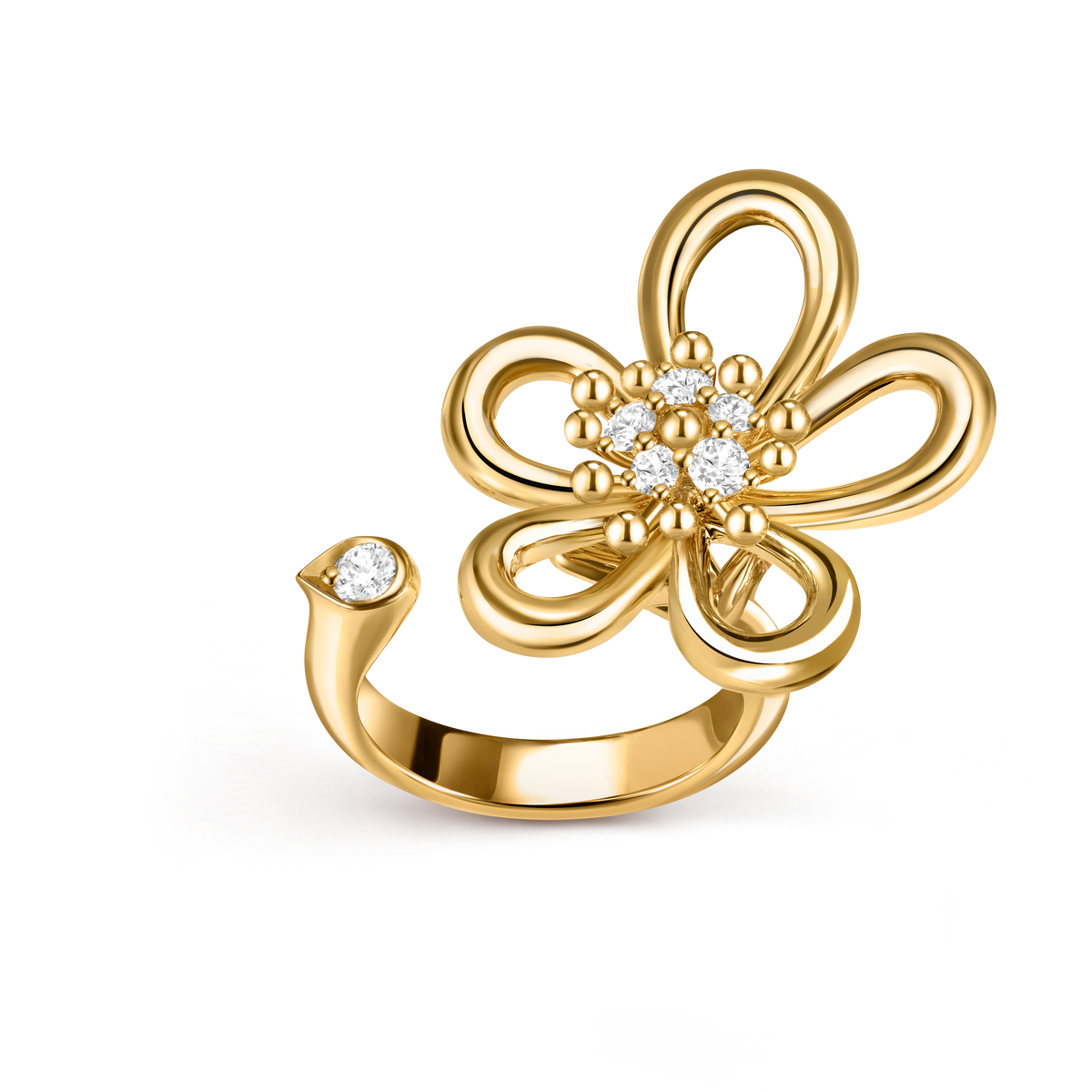 Van Cleef Bague Entre les Doigts Flowerlace
