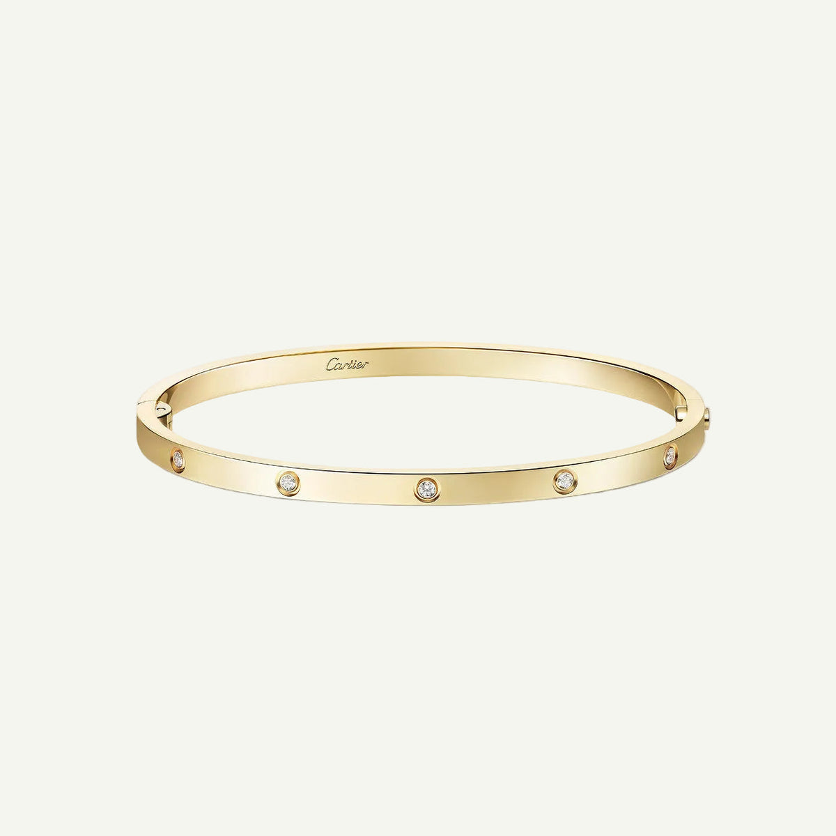 Cartier - Love Bracelet, 10 Diamonds Yellow Gold