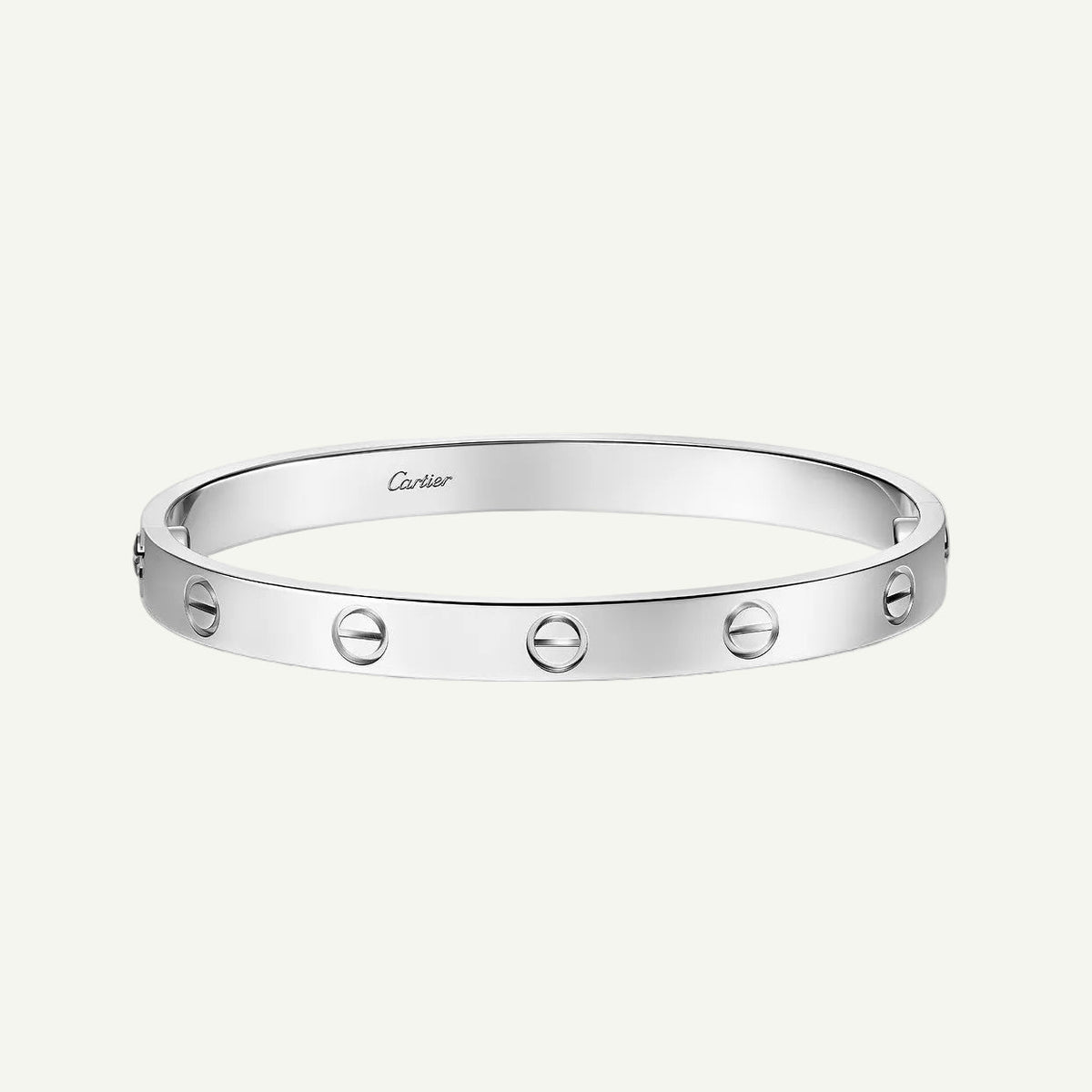 Cartier - Love Bracelet White Gold