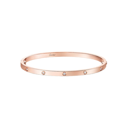 Cartier - Bracelet Love, 10 diamants Or Rose