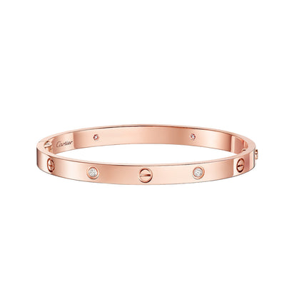 Cartier - Bracelet Love, 4 diamants Or Rose