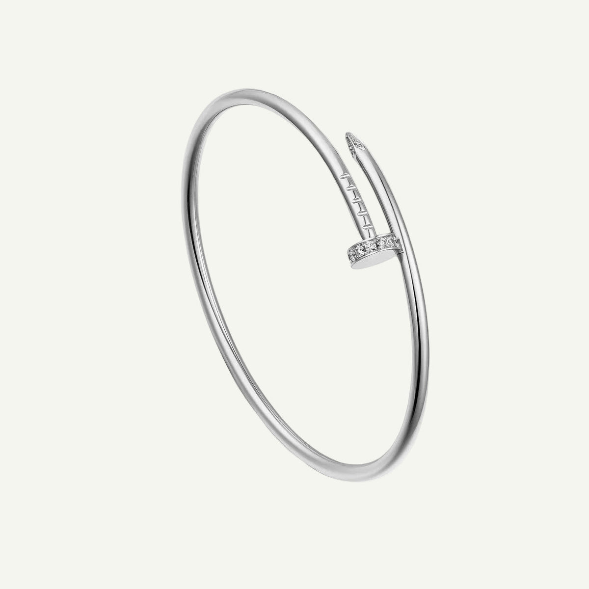 Cartier - Juste un Clou Bracelet Diamonds White Gold