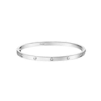 Cartier - Bracelet Love, 4 diamants Or Blanc