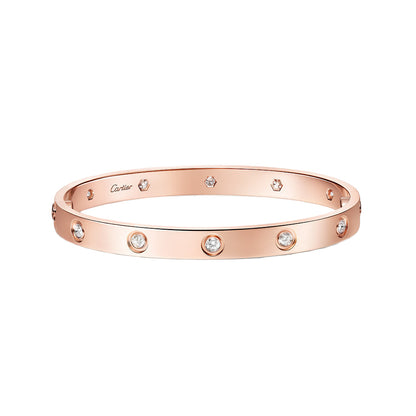 Cartier - Bracelet Love, 10 diamants Or Rose